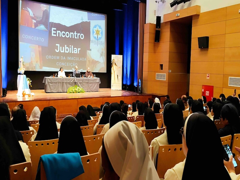 monjas concepcionistas en la inauguracion de encuentro